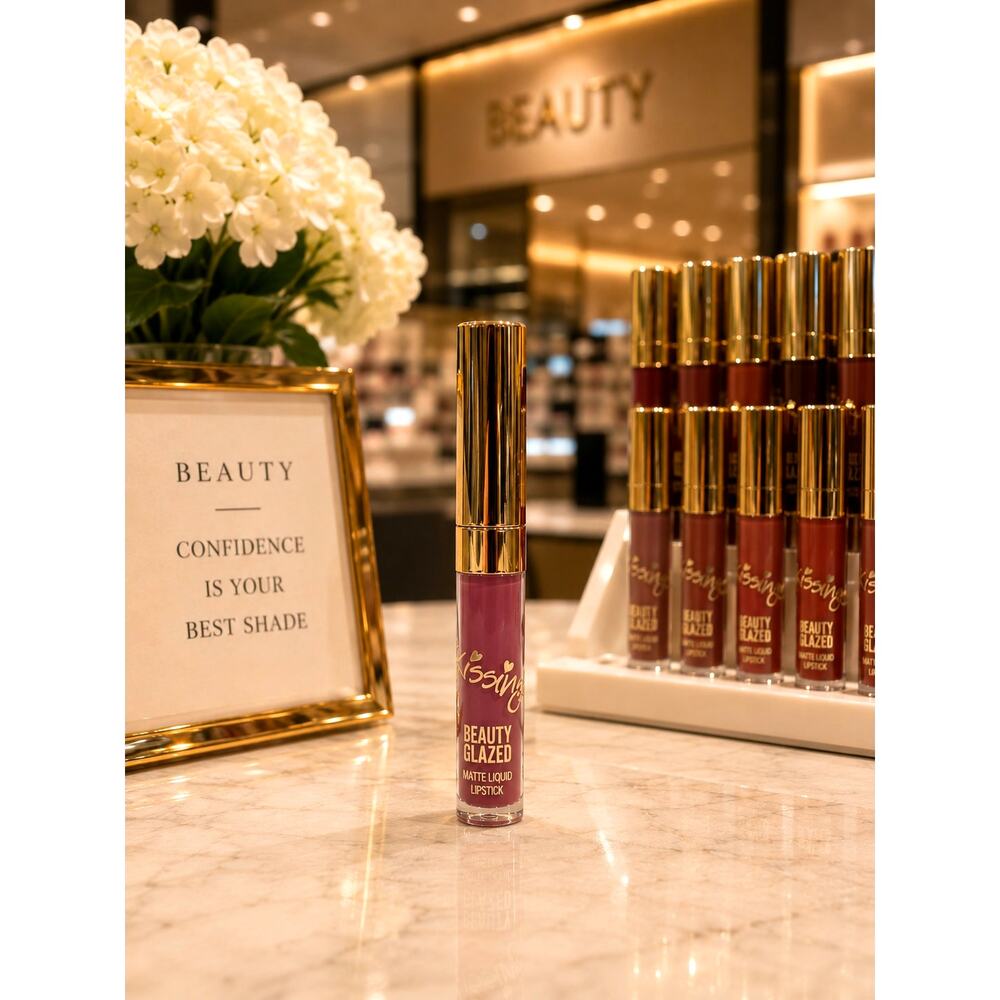 Beauty Glazed Matte Liquid Lipstick "KoKo K"